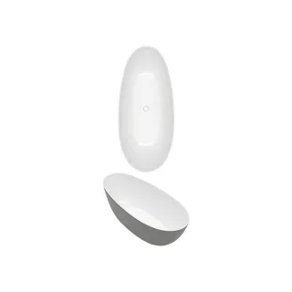 Villeroy und Boch Badewanne Antao 1700x750x500mm 170TAO7TF2BCV01 Freistehend Colour On Demand Weiß Alpin