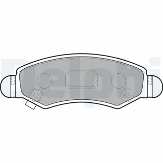 Delphi Bremsbel?ge vorne Opel Agila Suzuki Ignis Wagon LP1919