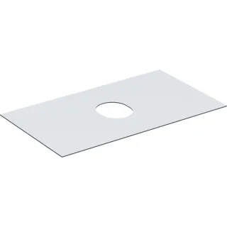 Geberit VariForm Abdeckplatte für Unterschrank f. Aufsatzwaschtisch mit einer Schublade B=90cm, weiß 244676001