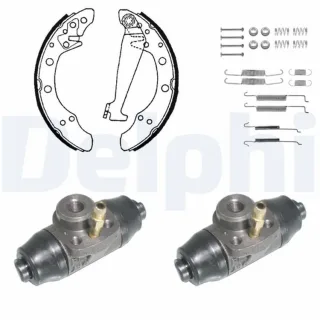 Delphi Bremsbacken vormontiert hinten Audi Seat Skoda VW KP850