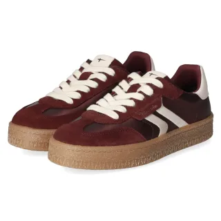 Tamaris Low Sneaker - Gr. 36 - Rot - Rauleder