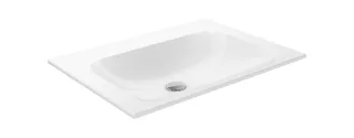 Keuco Keramikwaschtisch X-Line 33150, ohne Hahnlochbohrung, weiß, 33150316500 33150316500