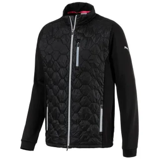 Puma Pwrwarm Dassler Herren Black Reißverschluss Primaloft Golf Jacke 576114 01