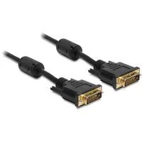 Kabel DVI 24+1 > DVI 24+1 schwarz, 1 Meter