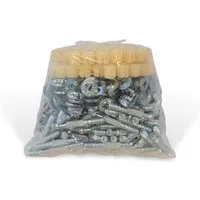 B&B Verbinder Exzenterbeschlag Möbelverbinder Schrankverbinder Exzenter 100 Stücke, (100-St)