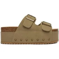 DeeZee Deezee Damen-Flip-Flops Beige Badepantolette