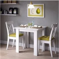 Vicco Esstisch Karlos, Weiß, 80 x 80 cm (1-St)