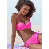 Venice Beach Bikini-Hose Lucky aus gerippter Strukturware