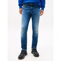 Tommy Jeans Gerade Jeans Scanton Slim Mit Markenlabel aus Leder hinten