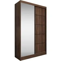 Beautysofa Schiebetürenschrank MARIKA II mit Schubladen, Spiegeln und Kleiderstange