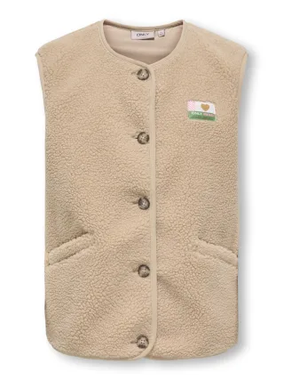 KIDS ONLY - KOGBABY TEDDY VEST CS PNT Cuban Sand - Gr. - 152