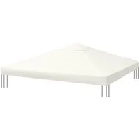 Sekey Pavillon-Ersatzdach Pavillondach 3x3 Ersatzdach Wasserdicht, 1000D Polyester, mit Doppelter PU-Beschichtung, für Gartenpavillon 3 x 3 m