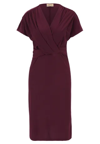CARTOON - Jerseykleid dark aubergine - Gr. - 40
