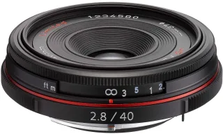 Pentax 40mm 1:28 HD DA Limited [für Pentax K] schwarz