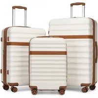 KONO Trolley Handgepäck Koffer Reisekoffer von ABS+PC Hartschalenkoffer