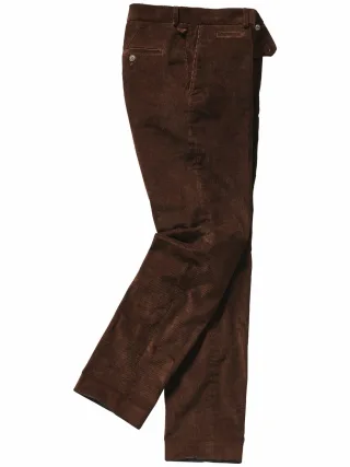 Mey & Edlich Herren Ernst-Mey-Cord-Anzughose Braun 98 % Baumwolle (bio), 2 % Elasthan