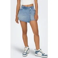 ONLY Jeansshorts ONLLESLY REG LB DNM SKORT BJ NOOS Baumwolle, Regular Waist, Hosenrock