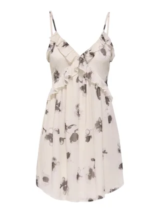 ONLY - ONLGRETCHEN S/L DRESS WVN Birch - Gr. - L
