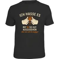 RAHMENLOS® T-Shirt zum Geburtstag - ich hasse es mit 18 so gut auszusehen