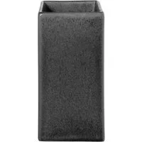 ASA SELECTION Dekovase QUADRO, Vase, Schwarz, Keramik, H 16 cm