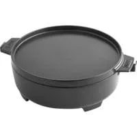 Gourmet BBQ System 2in1 Dutch Oven & Pfanne schwarz