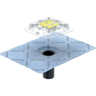Geberit Flansch, zu Geberit Bodenabläufen 243552001