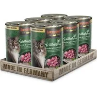 Leonardo Catfood Truthahn mit Forelle & Cranberries - getreidefreies Nassfutter 6x400g, Nassfutter für: Katzen