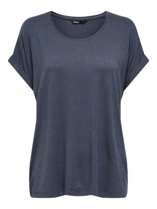 ONLY - ONLMOSTER S/S O-NECK TOP NOOS JRS Ombre Blue - Gr. - XL