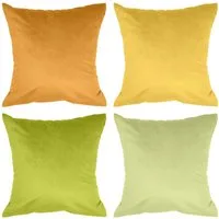Amilian Kissenbezüge - 4er Set Kissenbezug - Zierkissenbezüge - Kissenhüllen, (4 Stück), 40x40 cm, Kissenhülle für Kissen, Zierkissen, Sofakissen, Dekokissen