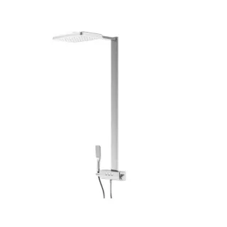 Steinberg Serie 390 Sensual Rain Brauseset 3902743 chrom, mit 2-strahliger Kopfbrause