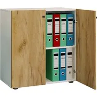 VCM Aktenschrank Vandol Mini 70x74x40cm (1-St) mit 2 Fächern, Büromöbel