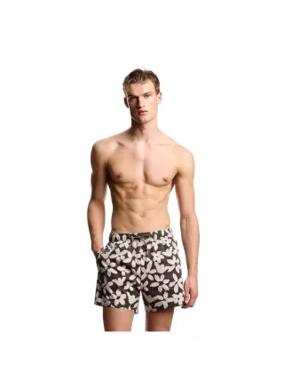 Emporio Armani Herren-Badeanzug mit Blumenmuster