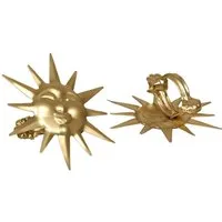Liedeco Dekoklammer Sonne, Gardinen, Vorhänge, (Packung, 2-St), für Gardinen, Vorhänge