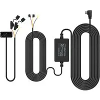 FOSMET Spannungswandler OBD Hardwire Kit mit USB C Port, Unterspannungsschutz & 24H Parkmodus, (Dashcam Auto 12V-24V auf DC 5V 3A Auto Dash Ladegerät Netzkabel), Dashcam Auto 12V-24V auf DC 5V Auto Dash Ladegerät Netzkabel