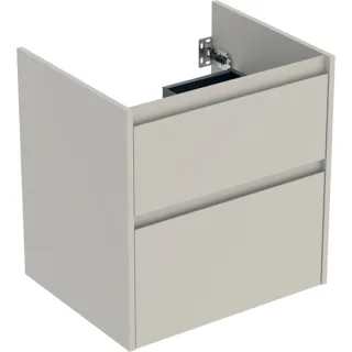 Geberit Ersatzteile Unterschrank für Möbelwaschtisch, 2 Schubladen B:60cm, sandgrau matt, 246351DB1 246351DB1