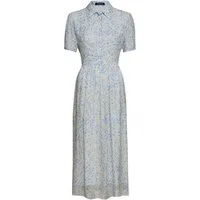 Highmoor Midikleid Hemdblusenkleid mit Gänseblümchen