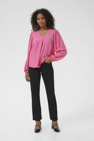 Langarm-Bluse Regular fit Azalea Pink CC pink