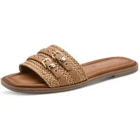 Tamaris Pantolette Blockabsatz, Sommerschuh, Schlüpfschuh mit modischen Zierschnallen