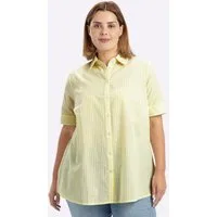 Sheego Klassische Bluse Kurzarm-Bluse Kurzarm
