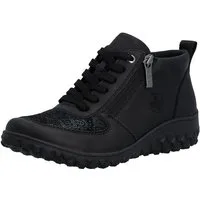 Rieker Sneakerboots High Top Sneaker, Schnürboots, Stiefelette mit floralem Muster