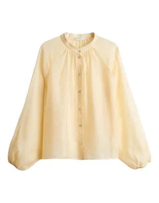 Opus - Bluse - Fabrielle gelb - Gr. - 36