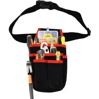 LuxusKollektion Werkzeugtasche Werkzeugtasche Werkzeuggürtel Elektriker 25x13cm 600D Stoff Rot