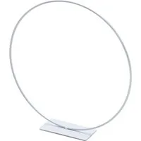 NaDeco Dekoobjekt Metallring in Weiß, stehend, mit Fuß, 25 cm Deko Ring mit Fuß