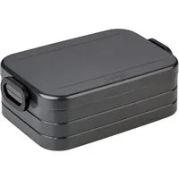 Mepal Lunchbox Lunchbox Take A Break Midi, Brotdose mit Trennwand, 900 ml, Geeignet für bis zu 4 Butterbrote, Farbe: Nordic Black