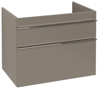 Villeroy & Boch Waschtischunterschrank Venticello 753x590x502 mm 2 Ausz. Waschbecken mittig Taupe A92501VM