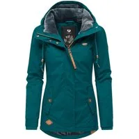Ragwear Winterjacke Monade Damen Winterparka mit Kapuze und m. Fleece gefüttert