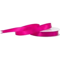 Creativery Satinband, Satinband 12mm x 25m Rolle Fuchsia