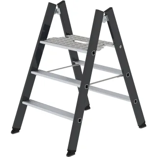 Munk Klapptritt beidseitig begehbar RAL 7016 - 050185