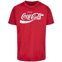Merchcode T-Shirt Merchcode Herren Coca Cola Logo Tee (1-tlg)