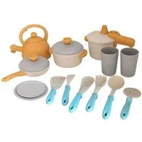 Puppen Accessoires-Set alldoro - Koch- und Geschirrset für Kinderküche